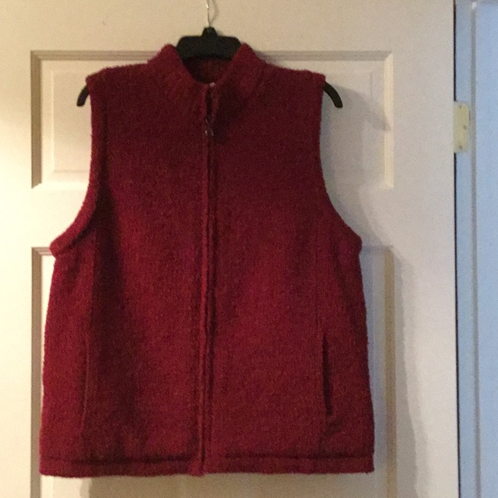 Vest burgundy